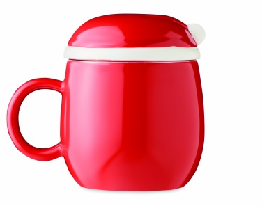 Logotrade biznesa dāvanas foto: Keramikas krūze ar vāku 370 ml