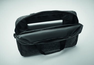 Logotrade logo dāvanas foto: 15 collu RPET filca klēpjdatora soma