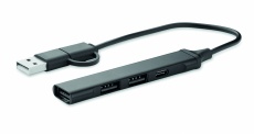 USB 4 portu centrmezgls 19 cm
