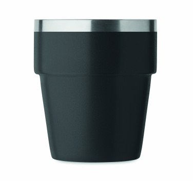 Divsienu trauks 250 ml, Melns – detaļas skats 2