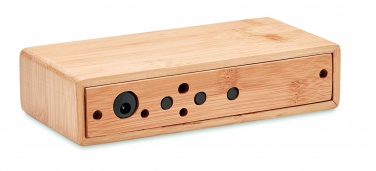 Logotrade Ideja dāvanas foto: Bezvadu lādētājs no bambusa 5W