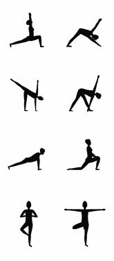 Logotrade dāvanas foto: Fitnesa jogas matēta virve un soma