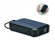 8000 mAh saules dinamo lādētājs