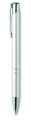 Spiedpogas alumīnija pildspalva BERN, Sudrabs