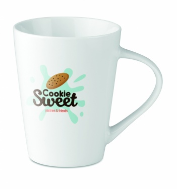 Logotrade Ideja dāvanas foto: Porcelāna koniska krūze 250 ml