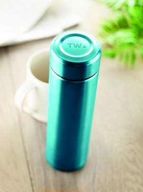 Logotrade ziemassvētku dāvanas foto: Dubultās sienas 425 ml kolba