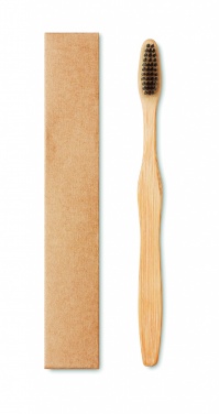 Bambusa zobu birste Kraft kastē, Melns, krāsas variants