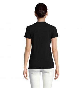 PLANET WOMEN Polo 170g, Melns, S – produkta foto
