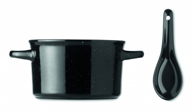 Logotrade korporatīvās dāvanas foto: Keramikas vintage bļoda 550 ml