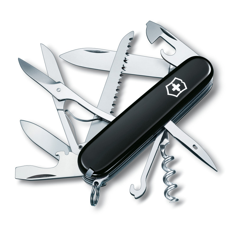 Pcoket nazis Huntsman Victorinox, melns, krāsas variants