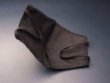 Logotrade logo dāvanas foto: Kokvilnas sejas maska BLACK-BLACK 140116500