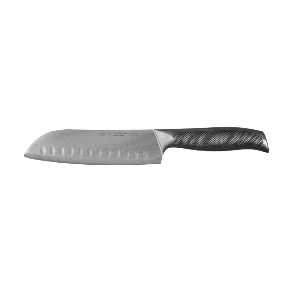 Diamant Sabatier Riyouri Santoku nazisLithuanian:Diamant Sabatier Riyouri Santoku peilisStock/deliveryStock status:unknownQty in supplier stock:-Low stock warning amount:0Delivery time:7 daysMinimum quantity:3ParametersBränd:-Värv:-Materjal:Roostevaba ter