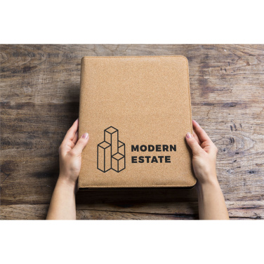 Logotrade ziemassvētku dāvanas foto: Eco Conference Cork A5 dokumentu mape