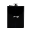 HipFlask 200 ml nerūsējošā tērauda blašķe, melns