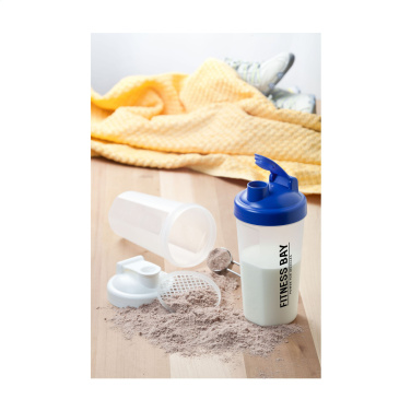 Shaker Protein 600 ml šeikeris, balts – detaļas skats 3