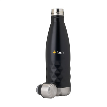 Topflask Graphic 500 ml dzeramā pudele, melna – produkta foto, melns