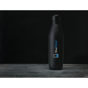 Topflask RCS Recycled Steel 750 ml dzeramā pudele, melna – detaļas skats 3, melns
