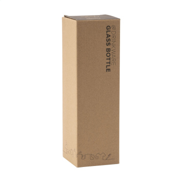 Logotrade biznesa dāvanas foto: Frosty Glass Bottle 550 ml dzeramā pudele