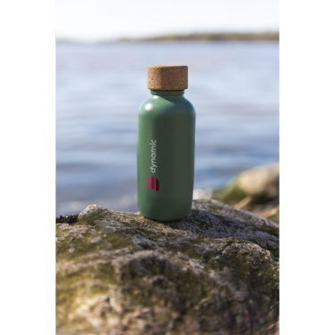 EcoBottle 650 ml no augu izejvielām – ražota ES, zaļš – detaļas skats 8