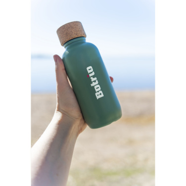EcoBottle 650 ml no augu izejvielām – ražota ES, zaļš – detaļas skats 9