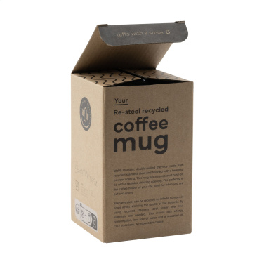 Re-Steel RCS Recycled Coffee Mug 380 ml termokrūze, balts – detaļas skats 4