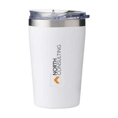 Re-Steel RCS Recycled Coffee Mug 380 ml termokrūze, balts – detaļas skats 7