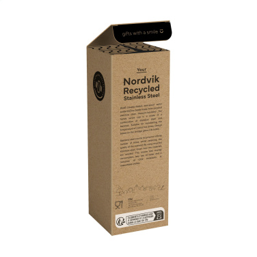 Nordvik RCS Recycled Steel 500 ml ūdens pudele, sudrabota – detaļas skats 4