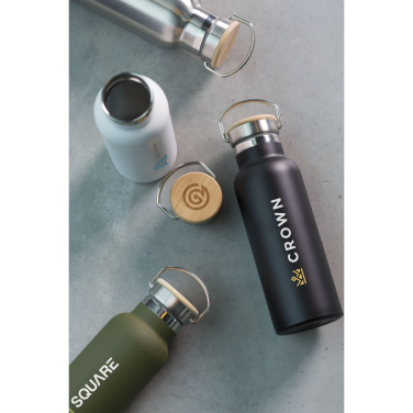Nordvik RCS Recycled Steel 500 ml ūdens pudele, sudrabota – detaļas skats 6