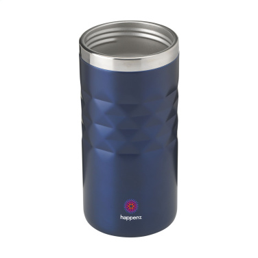 Geometric Mug RCS termokrūze no pārstrādāta tērauda 280 ml, zils – detaļas skats 3