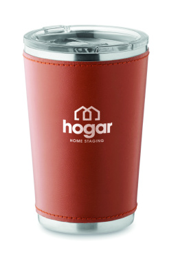 TUMLADO dubultsienu termokrūze 350 ml ar logotipu – detaļas skats 5
