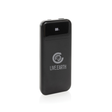 Logotrade logo dāvanas foto: Turbopack RCS rplastic powerbank 10 000 integrēti kabeļi