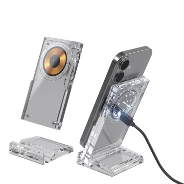 Logotrade korporatīvās dāvanas foto: Magcharge 15W magnētiskais bezvadu uzlādes statīvs