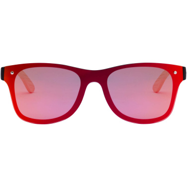 Logotrade dāvanas foto: Iedeguma saulesbrilles ar bambusa deniņiem