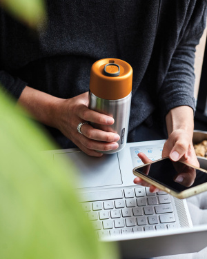 Logotrade korporatīvās dāvanas foto: Black+Blum izolēts, necaurlaidīgs ceļojumu kauss no nerūsējošā tērauda