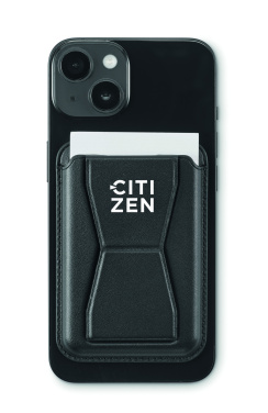 Logotrade korporatīvās dāvanas foto: Magnētisks PU karšu turētājs