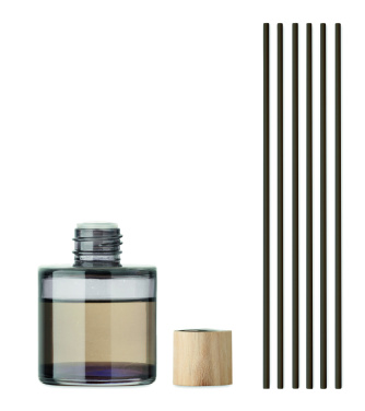 Logotrade ziemassvētku dāvanas foto: Vaniļas aromāta difuzors ar niedrēm