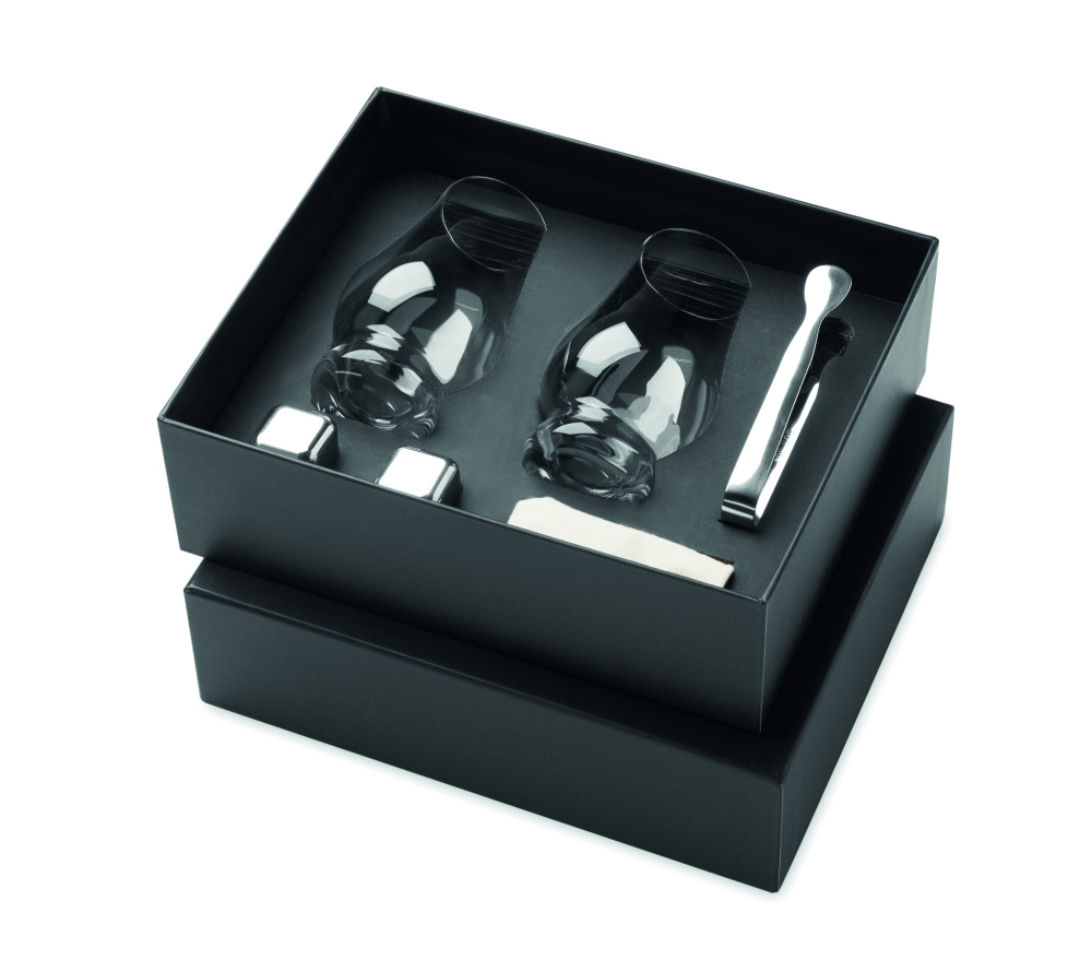 Logotrade logo dāvanas foto: Viskija degustācijas glāžu komplekts