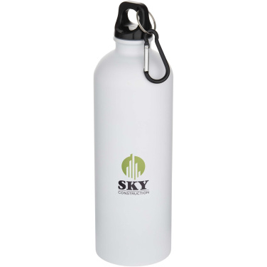 Logotrade logo dāvanas foto: Oregon 750 ml matēta RCS pārstrādāta vienas sienas nerūsējošā tērauda ūdens pudele ar karabīni