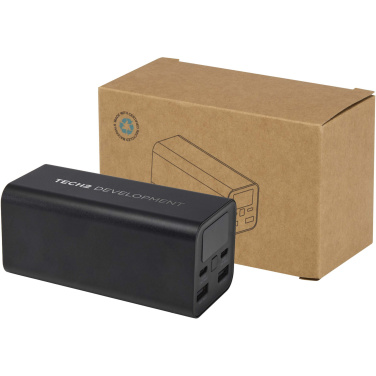 Logotrade dāvanas foto: Acamar 20.000 mAh 70W pārstrādāta alumīnija klēpjdatora pārnēsājamais akumulators