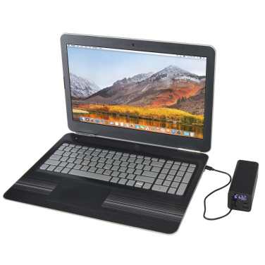 Logotrade korporatīvās dāvanas foto: Acamar 20.000 mAh 70W pārstrādāta alumīnija klēpjdatora pārnēsājamais akumulators