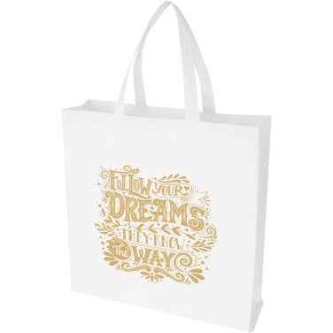 Logotrade Ideja dāvanas foto: EcoSeal GRS pārstrādāta neausta iepirkumu soma 12 l