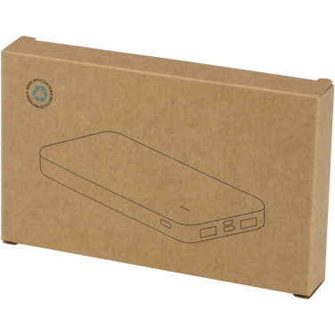 Logotrade dāvanas foto: Intan 10.000 mAh 10W pārstrādājamas plastmasas pārnēsājamais akumulators