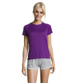 SPORTISKS SIEVIEŠU T-KREKLS POLYES, Tumši violets