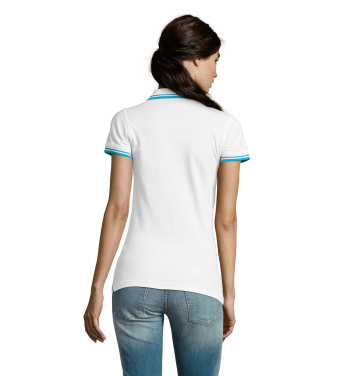 Logotrade biznesa dāvanas foto: PASADENA sieviešu polo 200g