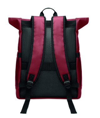 Logotrade dāvanas foto: Sarullējama klēpjdatora mugursoma 600D