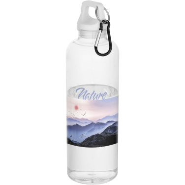 Logotrade logo dāvanas foto: Oregon 750 ml RCS pārstrādātas plastmasas ūdens pudele ar karabīni