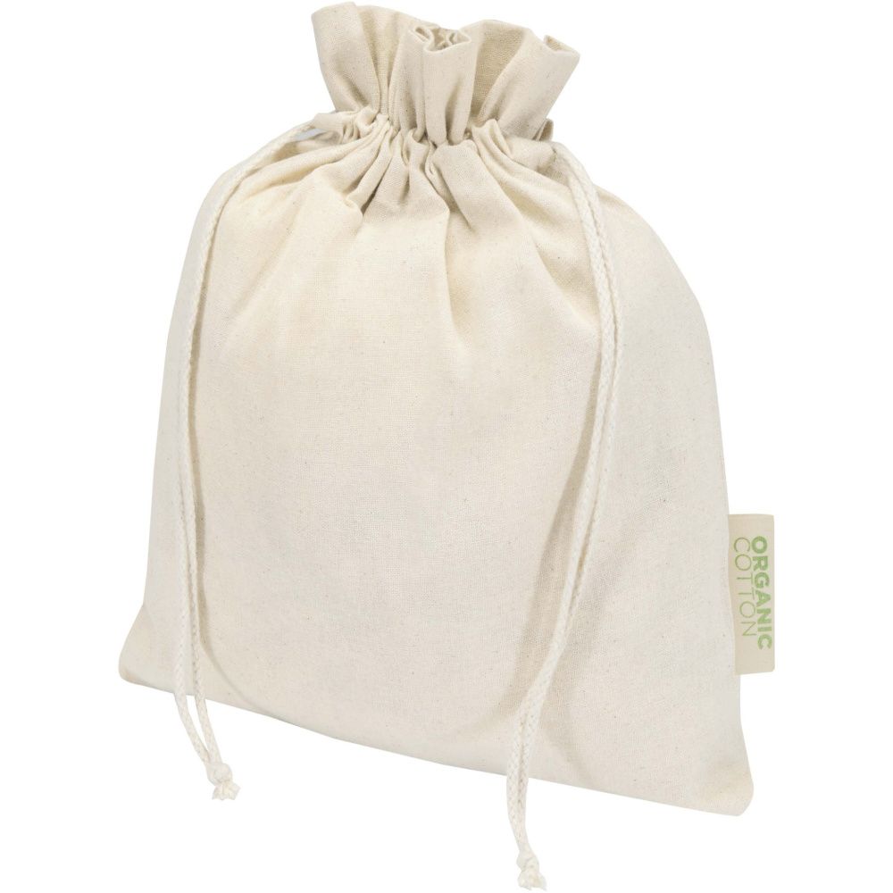 Logotrade ziemassvētku dāvanas foto: Odisha 140 g/m² OCS organiskais dāvanu maisiņš - 30 x 25 cm