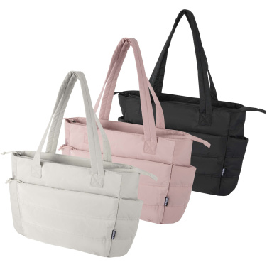 Logotrade Ideja dāvanas foto: Puffer 15,6" GRS pārstrādāta klēpjdatora iepirkumu soma 18L