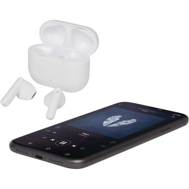 Logotrade dāvanas foto: Altais pārstrādātas plastmasas patiesi bezvadu Bluetooth® austiņas