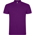 Zvaigžņu īsroku vīriešu polo krekls, Violets